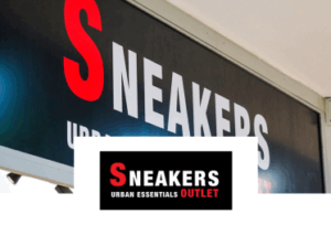 Sneakers outlet devanture